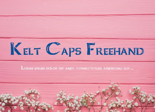 Kelt Caps Freehand example